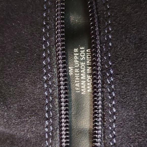 Blue suede boots - Picture 4 of 5